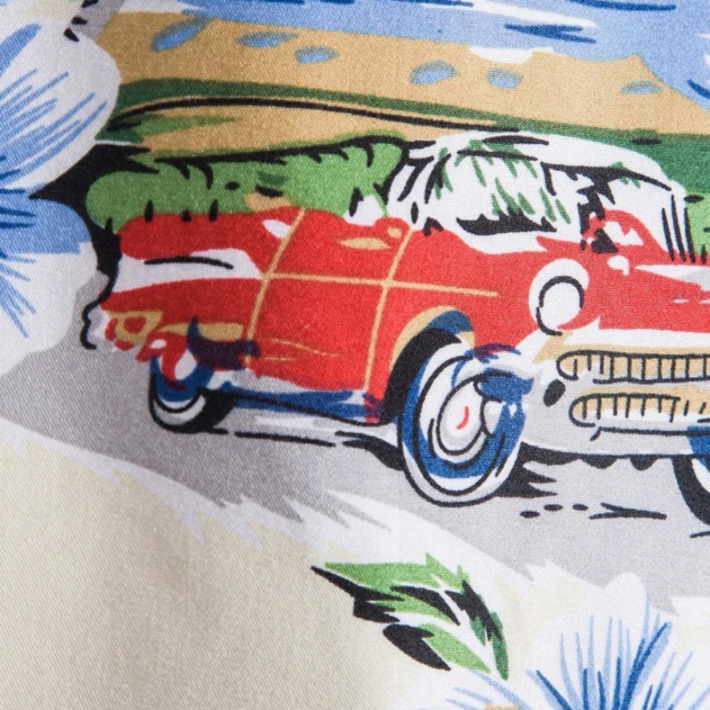 ROMWE Hawaiian Style Casual Button Down - Picture 2 of 6